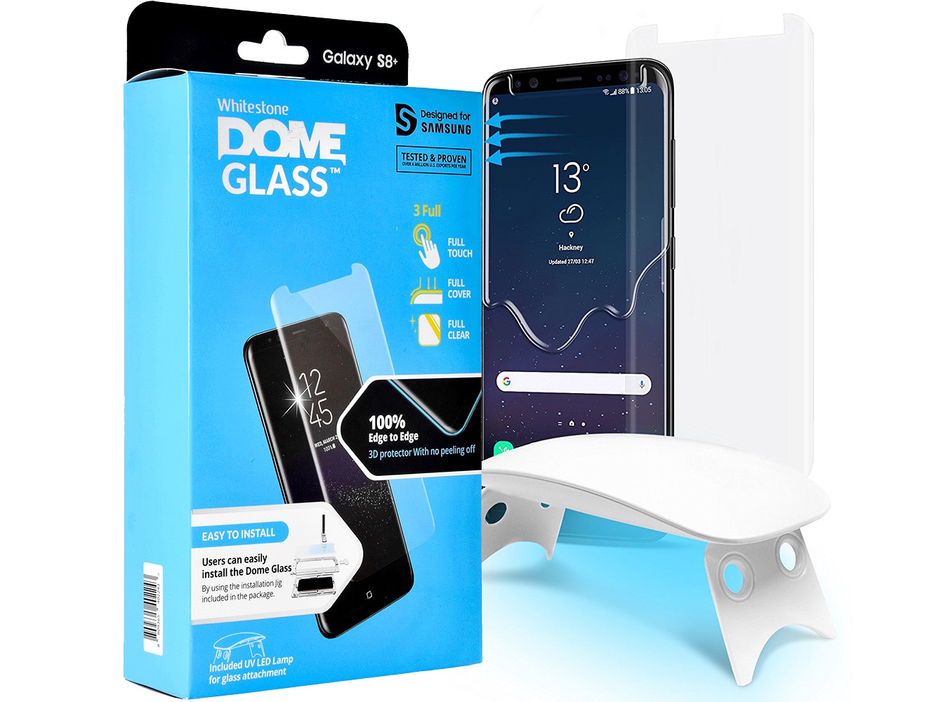 

Szkło Uv Whitestone Dome Glass Do Galaxy S9 Plus