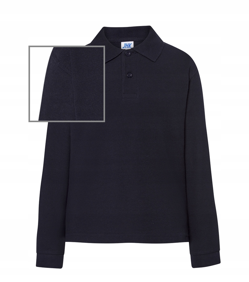 

Jhk Koszulka Polo Z Długim Rękawem 9/11 Lat Granat