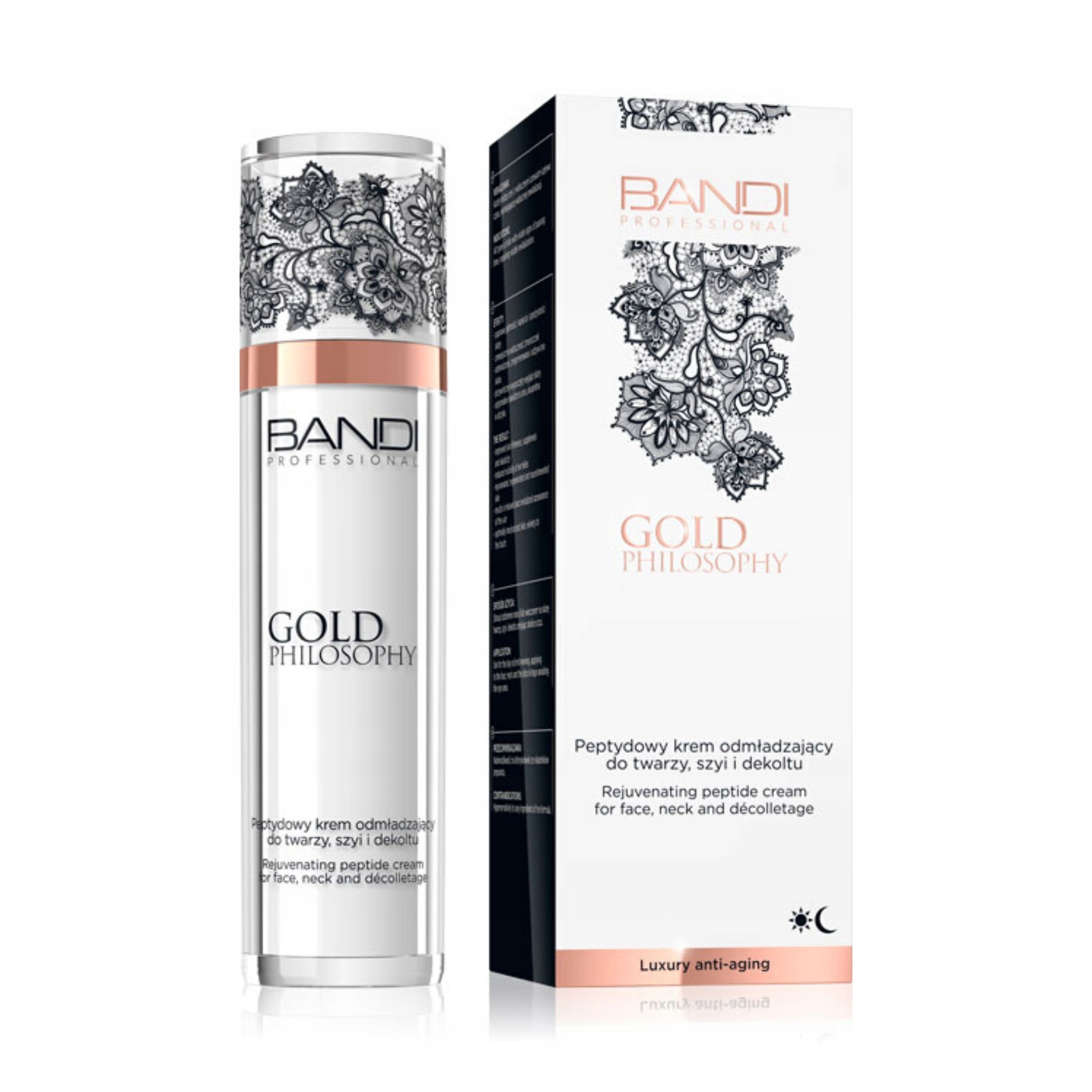BANDI GOLD PEPTYDOWY KREM TWARZ SZYJA DEKOLT 50 ML