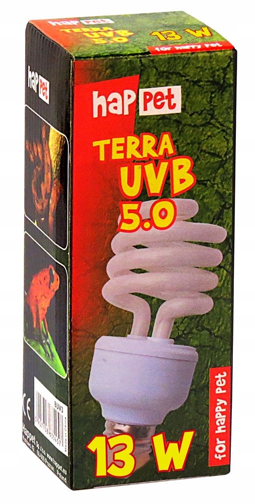 

Happet Uvb 5,0 Żarówka Do Terrarium 13W