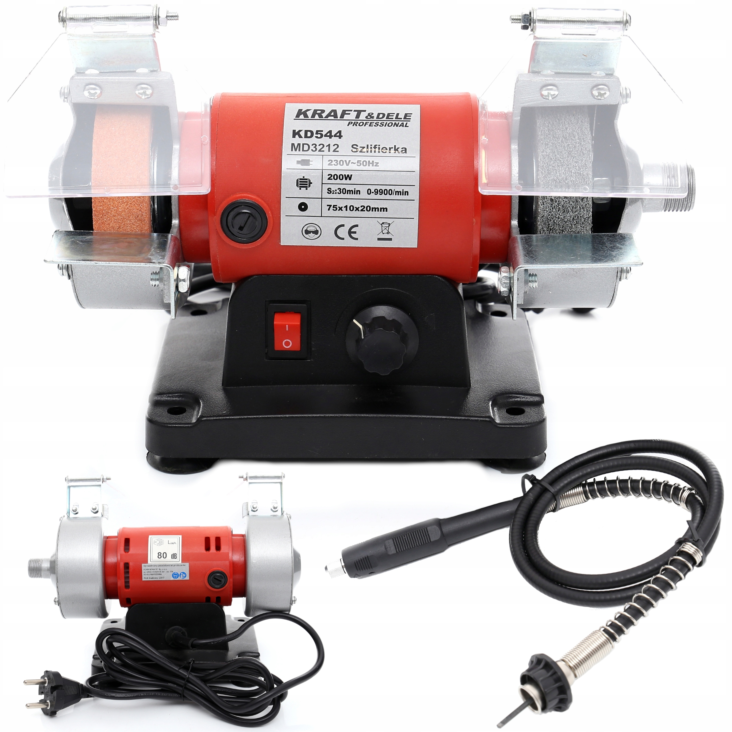 multifunkční bruska 200W 230V Kraft&Dele KD544
