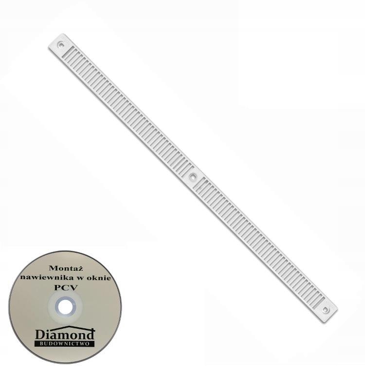 Siatka kratka płaska czerpnia okap pod roletę