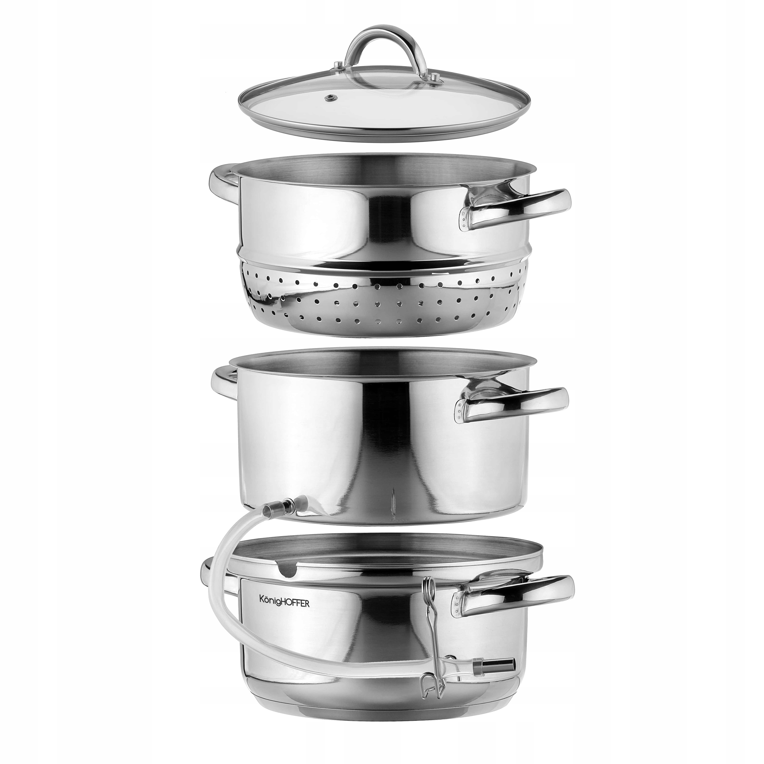 

Sokownik Konighoffer 8L garnek na parę 3w1 Nierdze