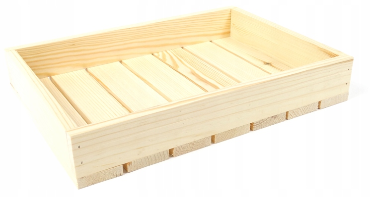 

Skrzynka Drewniana Dekoracyjna Heblowana 35x25x6