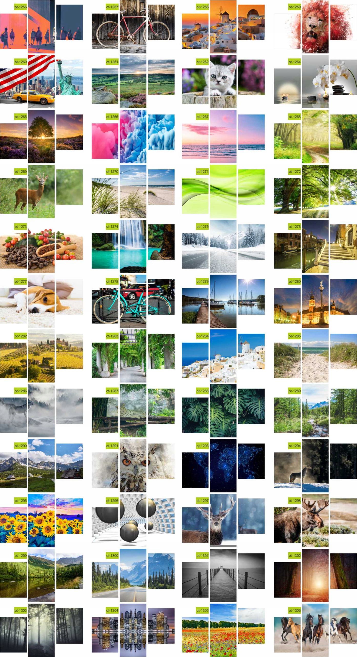 TRYPTYKI OBRAZ NA ŚCIANĘ GÓRA WE MGLE WYBÓR WZORÓW Tematyka pejzaże