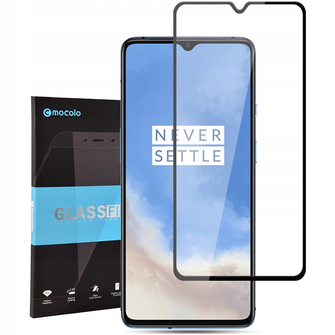 

Szkło hartowane Mocolo Tg+ do OnePlus 7T, Fg, 9H