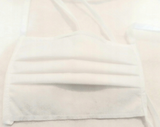 MASKA MASECZKA TRÓJWARSTWOWA NA TWARZ WIĄZANA