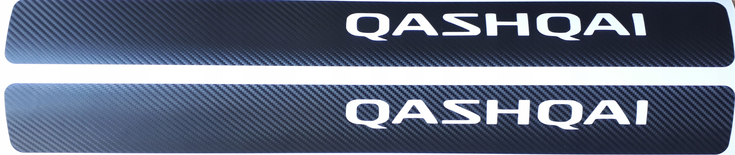 NISSAN QASHQAI naklejki zabezpieczajace progi