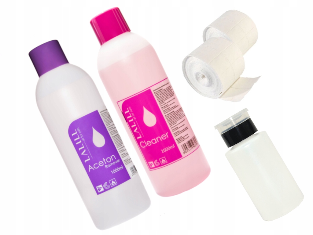 

Cleaner i Aceton 2x1000ml i Waciki Dozownik