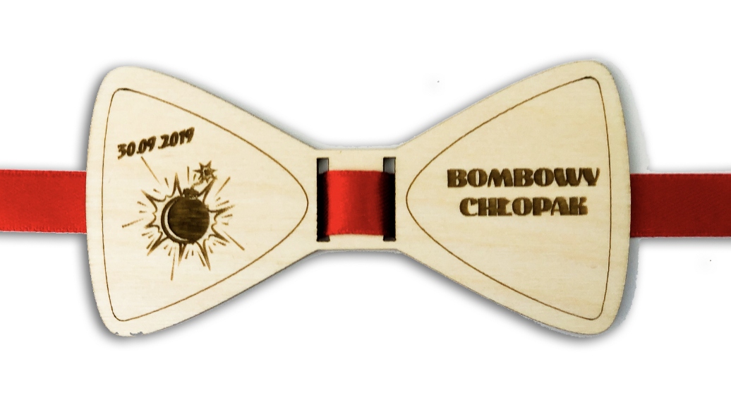 

Mucha Drewniana dzień chłopaka