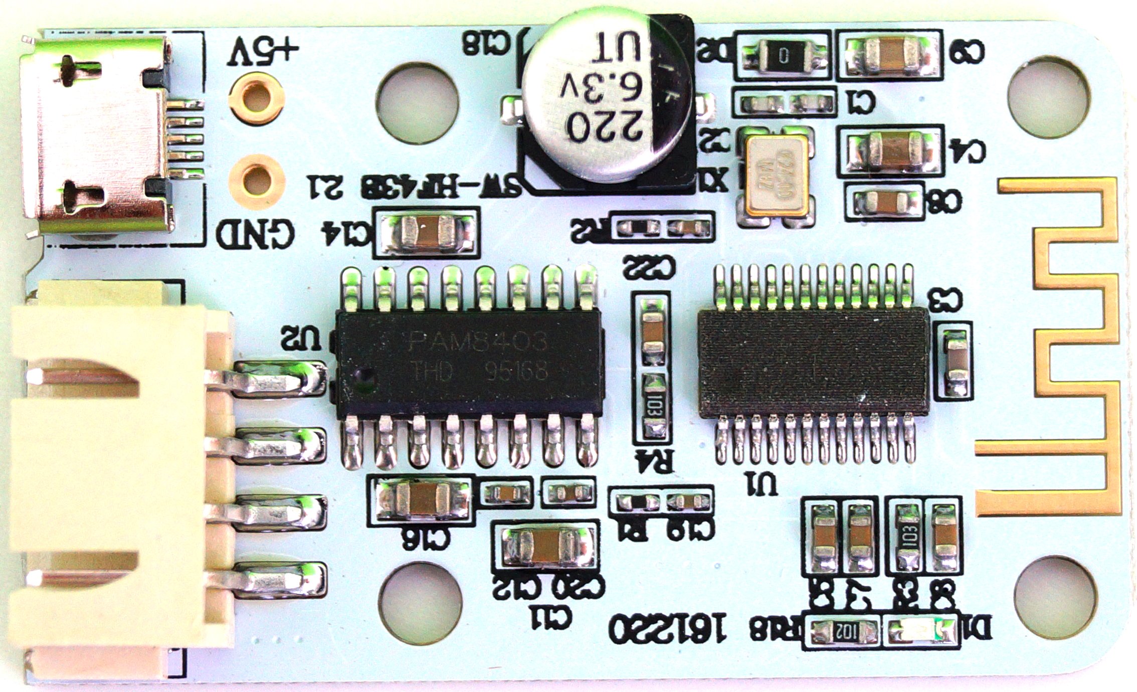 PAM8403 wzmacniacz audio 2x3W z Bluetooth__BTE-349