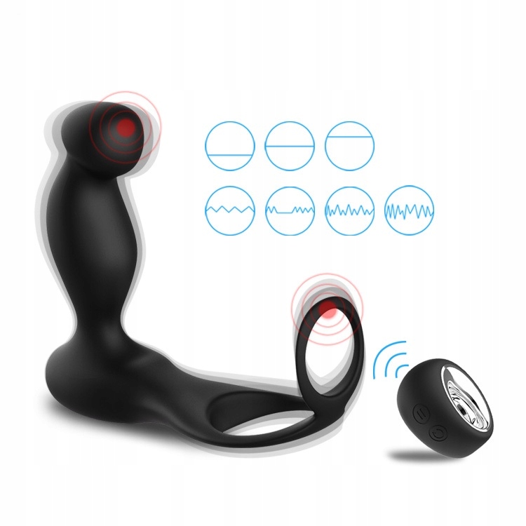 

Masażer Prostaty Pierścień Na Jądra I Penisa 4w1