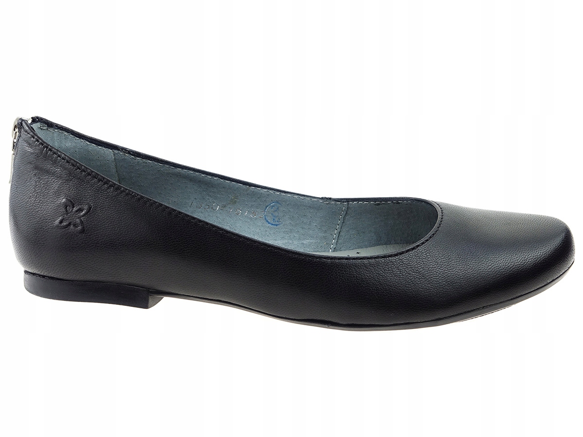 

Maciejka półbuty balerinki 1350-01 czarne skóra 38