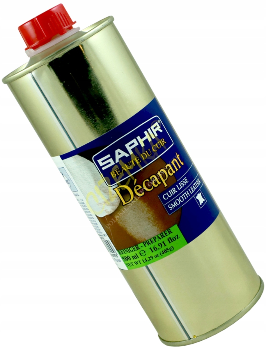 SAPHIR DECAPANT ZMYWACZ DO FARB SKÓR BUTÓW 500ml