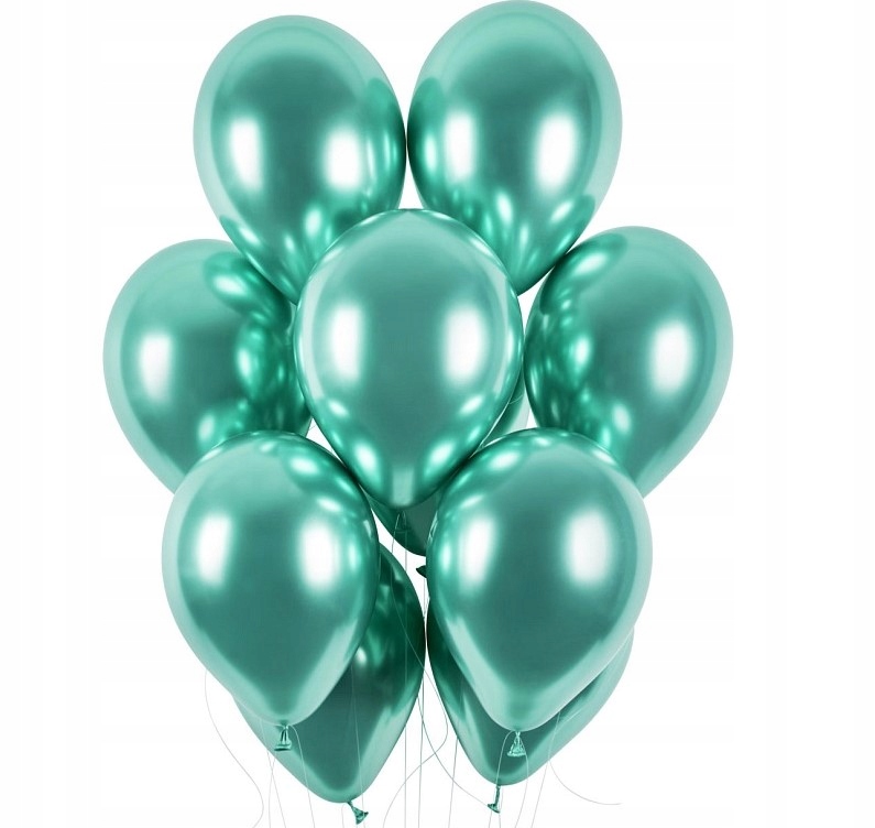 

Balony Chromowane Zielony Shiny Duże 13 cali 5 szt