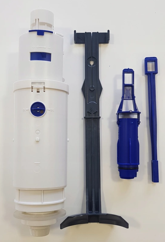 ZAWÓR SPUSTOWY SPŁUCZKI PODTYNKOWEJ UP130 GEBERIT Wysokość 31 cm