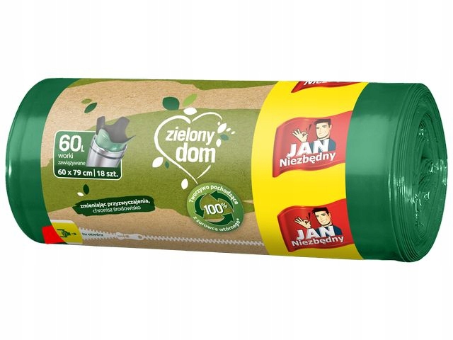 

Jan Niezbędny worki LD ekologiczne 60L 18 szt.