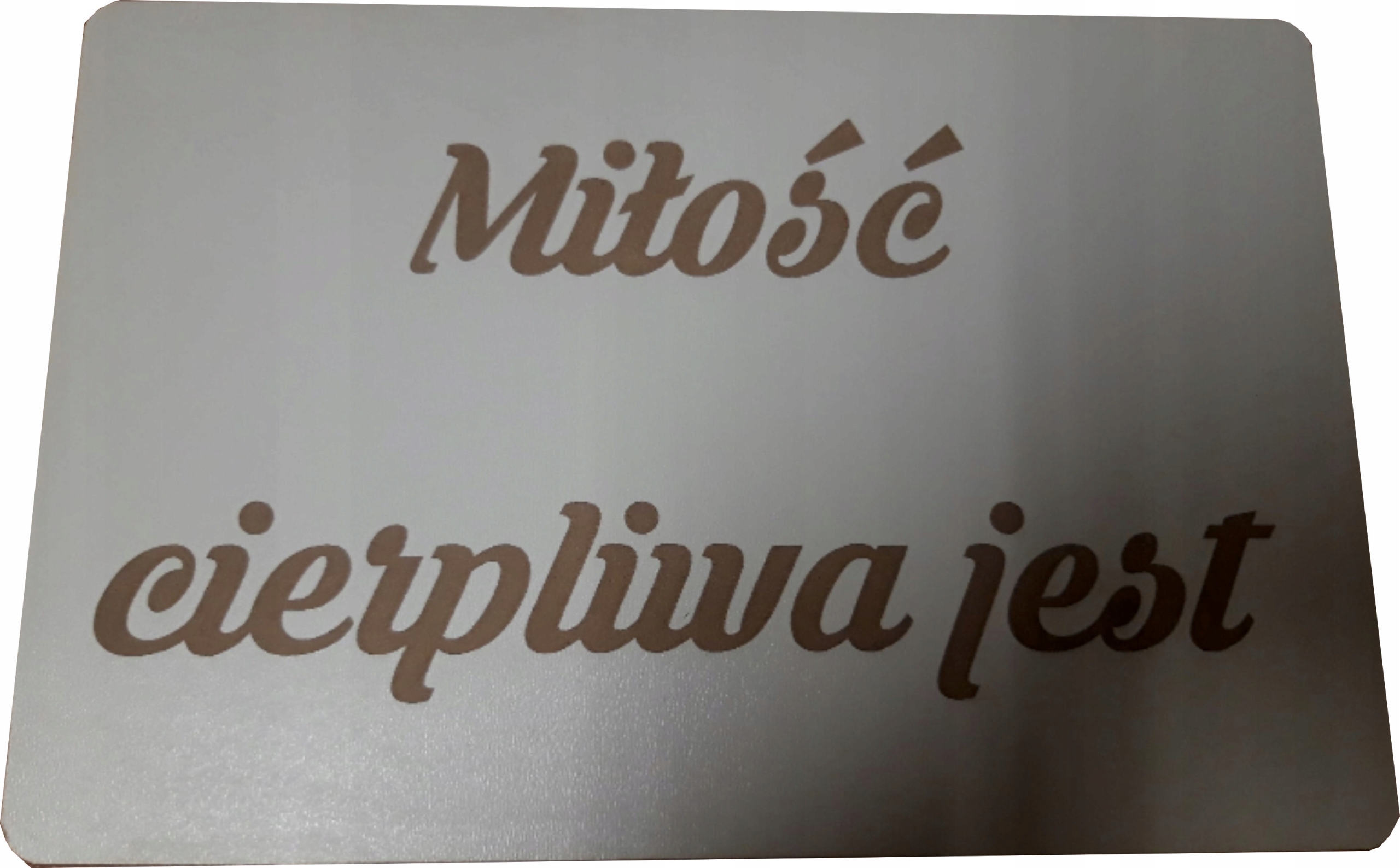 

16 Tabliczek Hymn O miłości Grawer 20cmx30cm Ślub