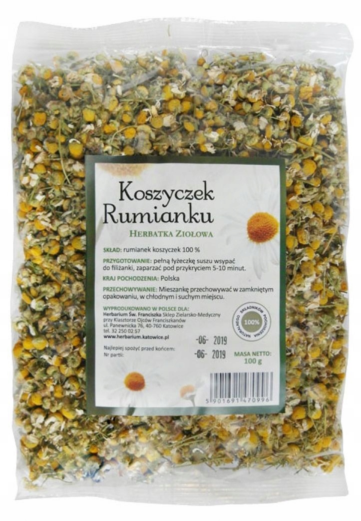 

Herbatka ziołowa Koszyczek rumianku 100g