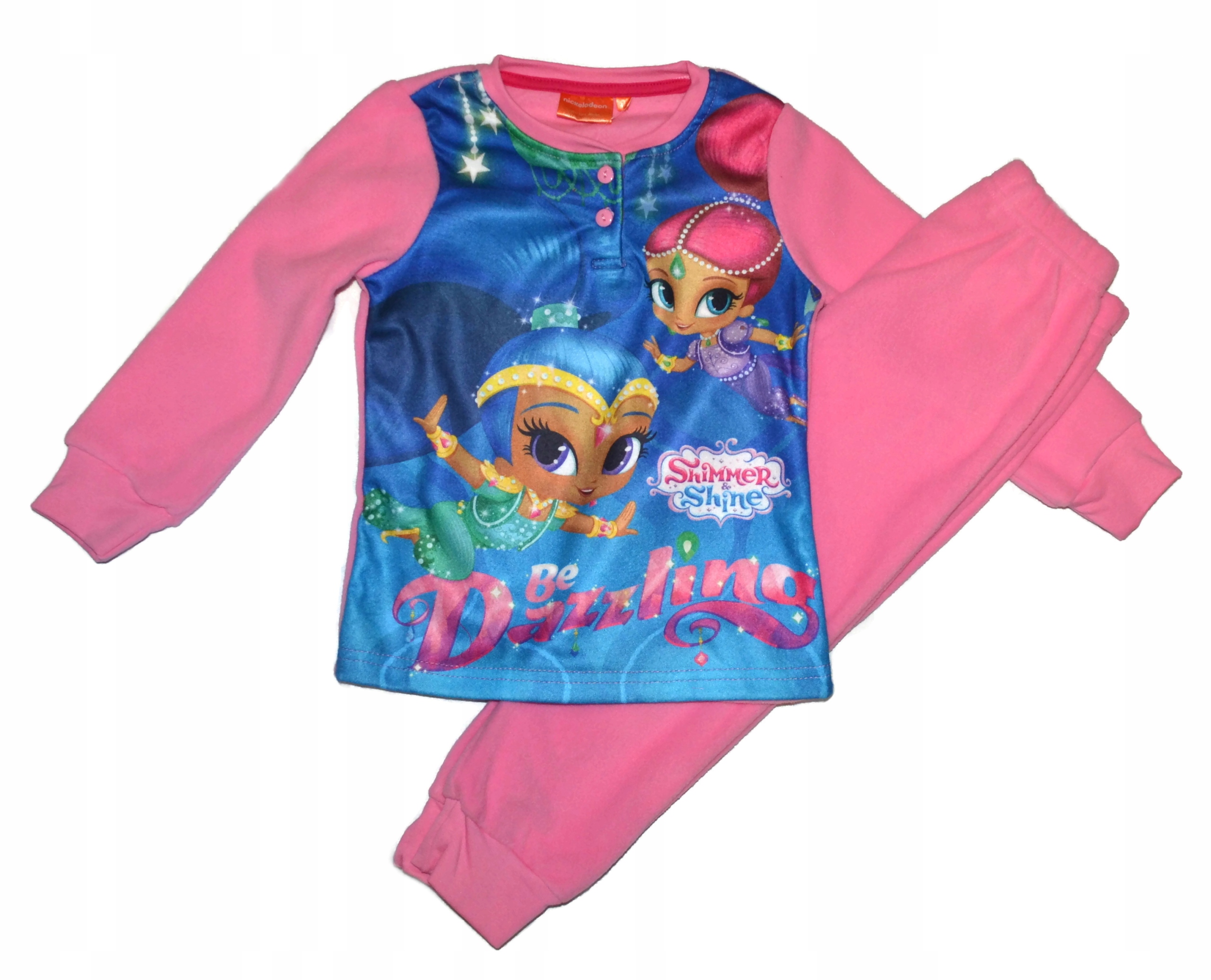 

Piżama Shimmer i Shine 104, piżamka Polarowa Dżiny
