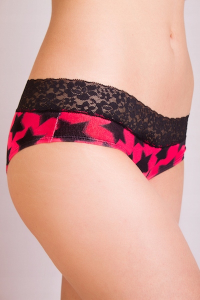 

Bawełniane szorty S 95%bawełny majtki z koronką