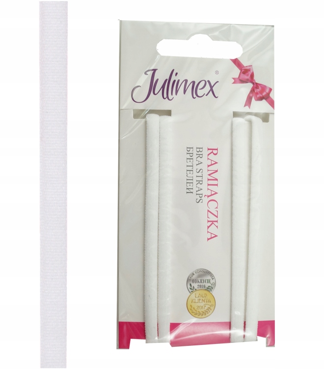 

Julimex Ramiączka Biały spaghetti szer 6 mm RB-63