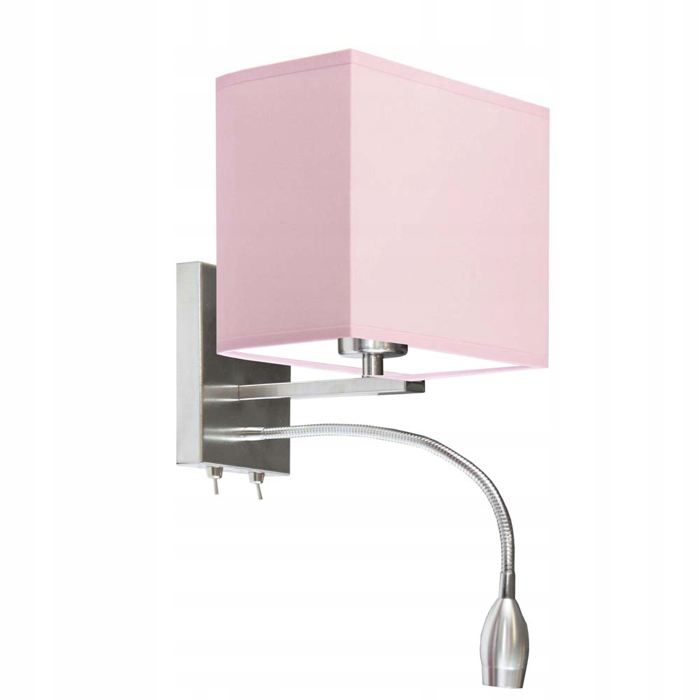 Szary kinkiet ADDIS lampa do czytania + panel LED Kolekcja CLASSIC