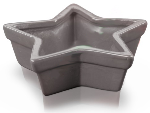 

Gwiazda Dekoracyjna Świecznik Tealight Szary 12 cm