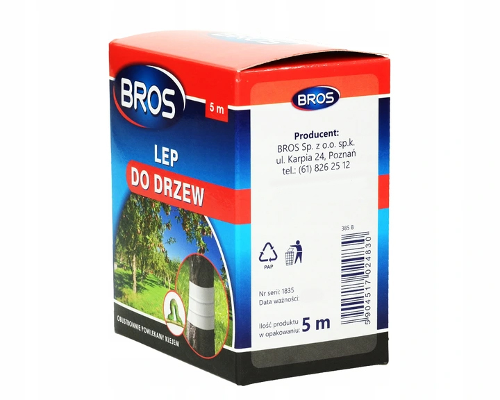 LEP PÁSKA NA STROMY LATÍ HMYZ ŠKODCI BROS Výrobca Bros