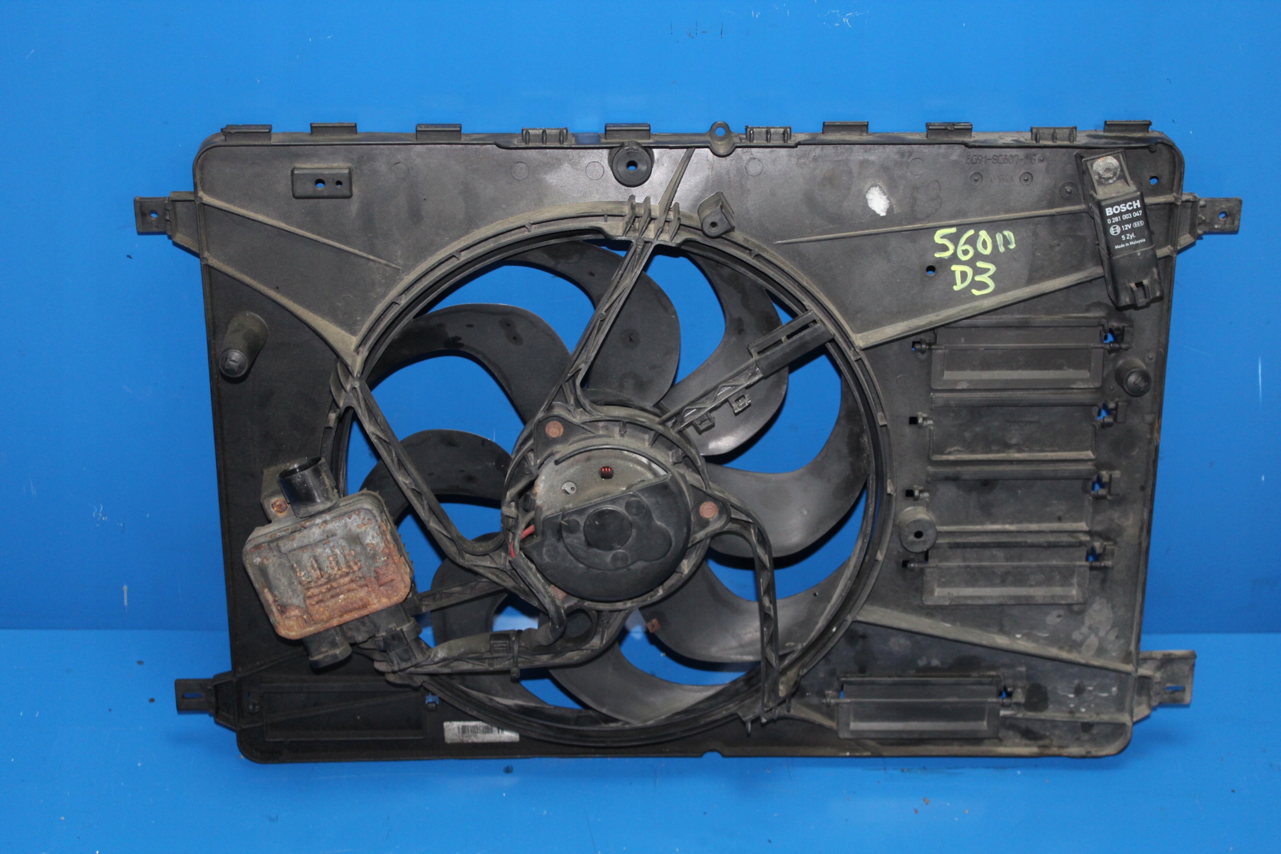 VOLVO S60 II V60 2.0 D3 ventilátor chladiče