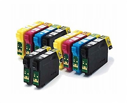 

10x Tusze Do Drukarki Epson T1281 T1284 SX445W