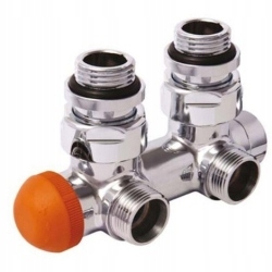 Termostatický ventil H3000-TS chróm 1/2" M22/1,5 uhlový Herz