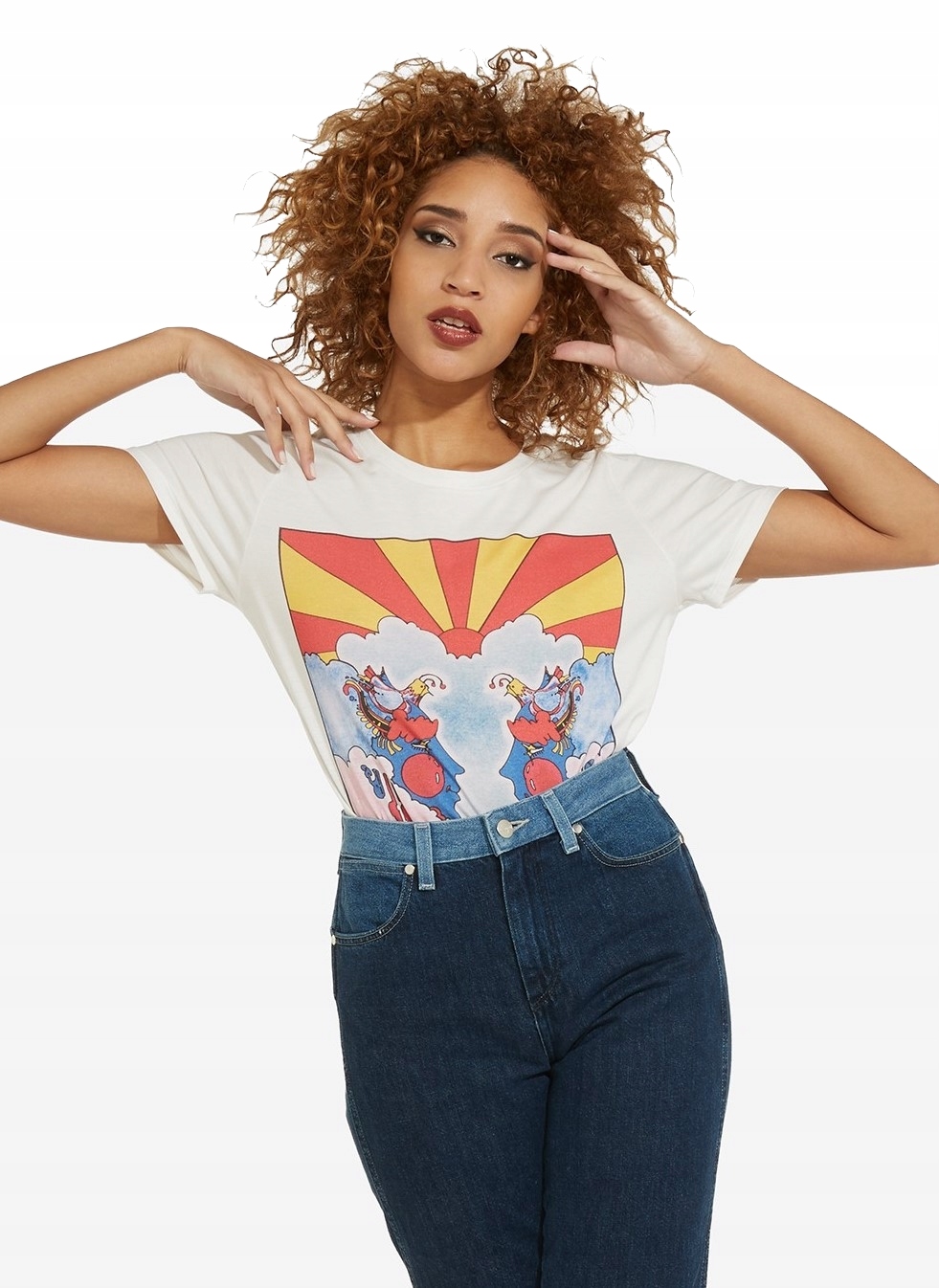 

Wrangler by Peter Max T-shirt Koszulka Top _ M