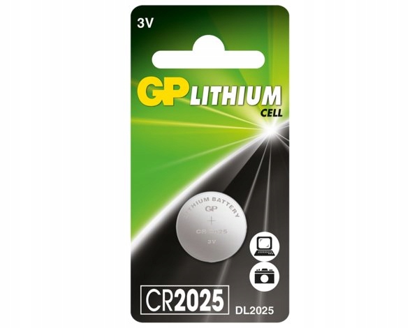 

Bateria litowa Gp CR2025 zegarkowa 3V 2025 cell