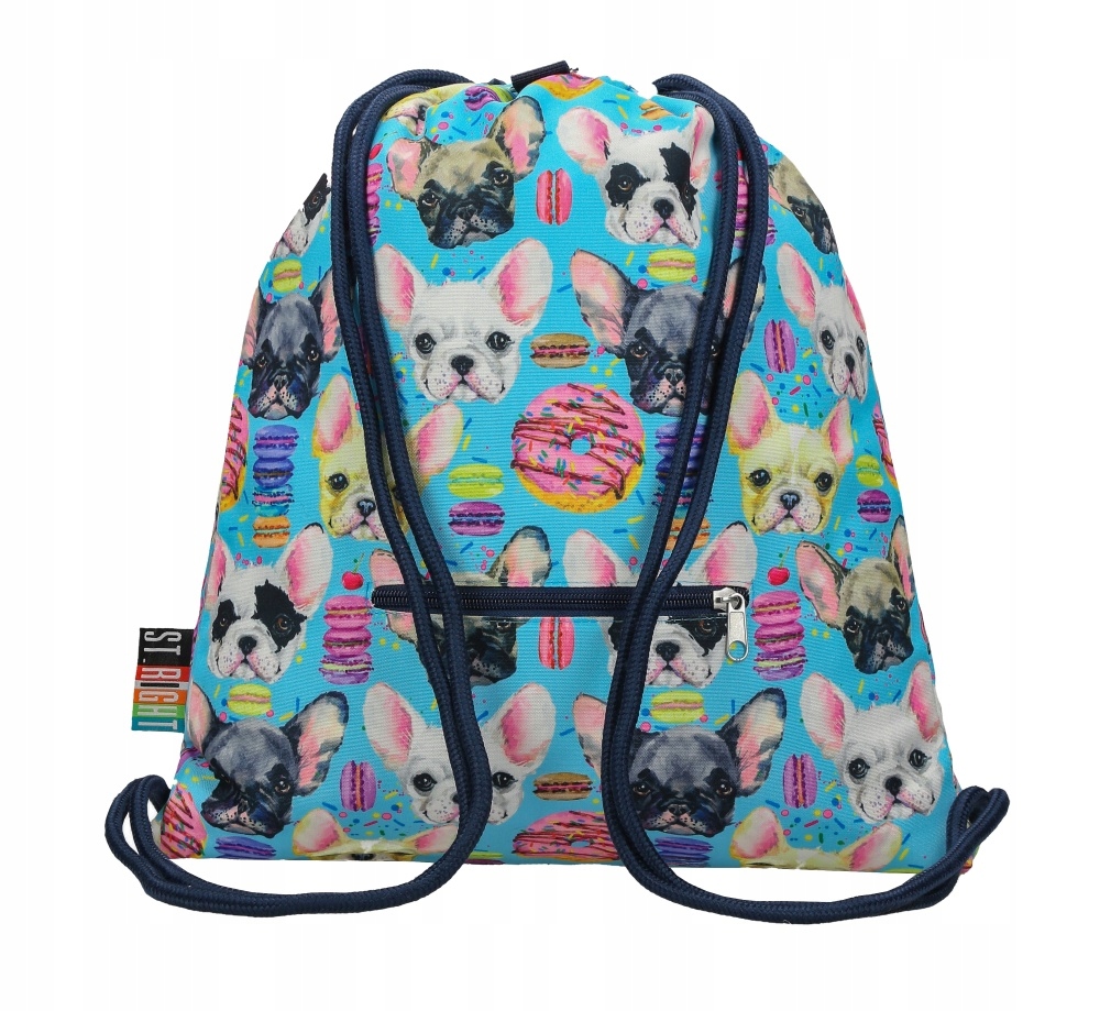 

St.right Plecak na sznurkach worek torba Dogs