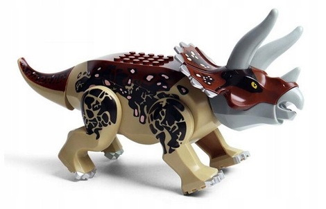 

Klocki duży dinozaur Triceratops 24 cm