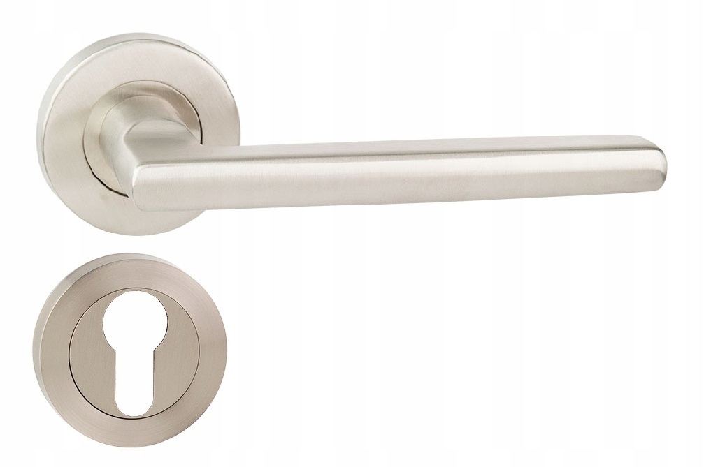 klika kliky Zen nikl niklová matná s rozetami pod vložkou