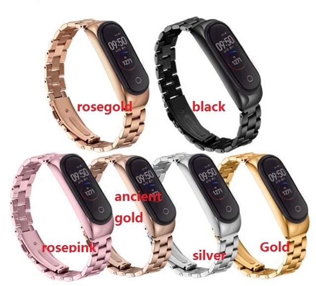 BRANSOLETA OPASKA MIBAND XIAOMI MI BAND 3 ROSEPINK Kolor dominujący róże i fiolety