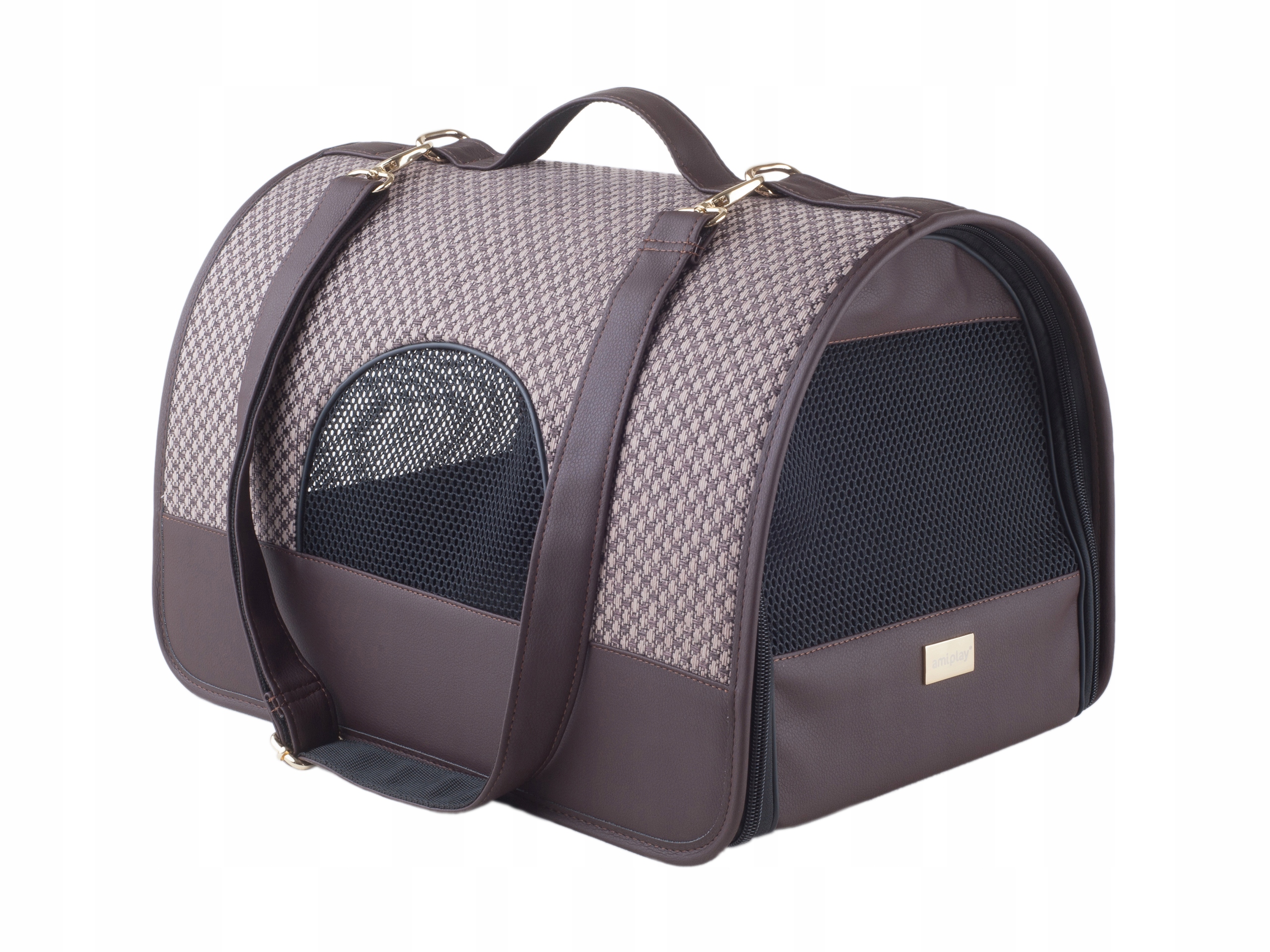 Levně amiplay přepravka morgan M hnědý