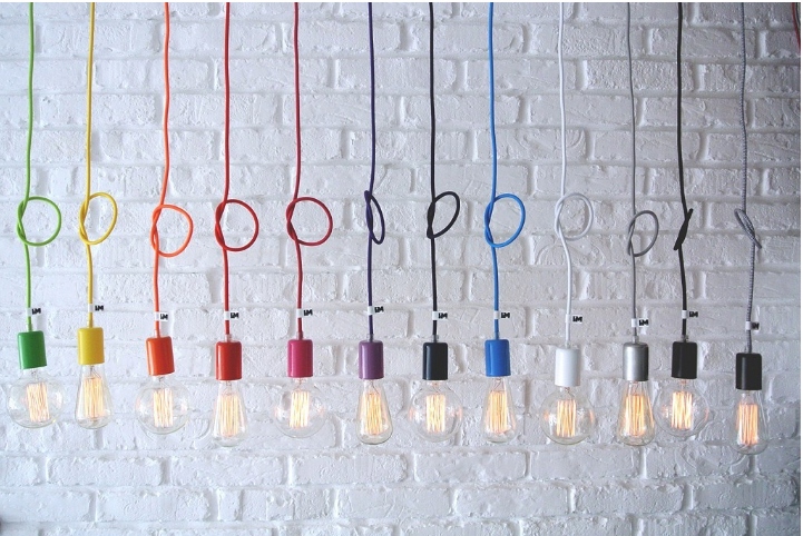 Kabel przewód oplot OZDOBNY 2żył KAWOWY /KOLORY Cena 10 zł/mb