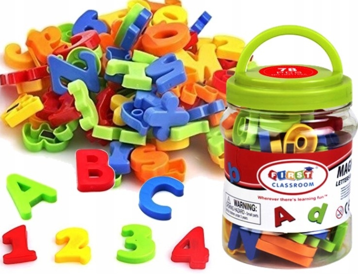 

Magnesy Na Tablicę Lodówkę Literki Cyferki