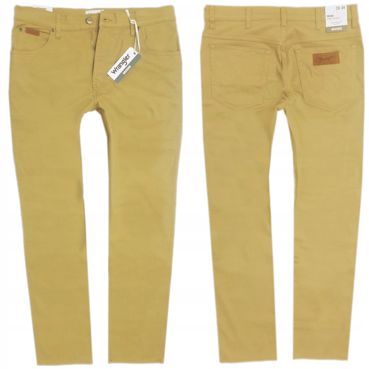 

Spodnie materiał Wrangler Texas Golden W44 L34