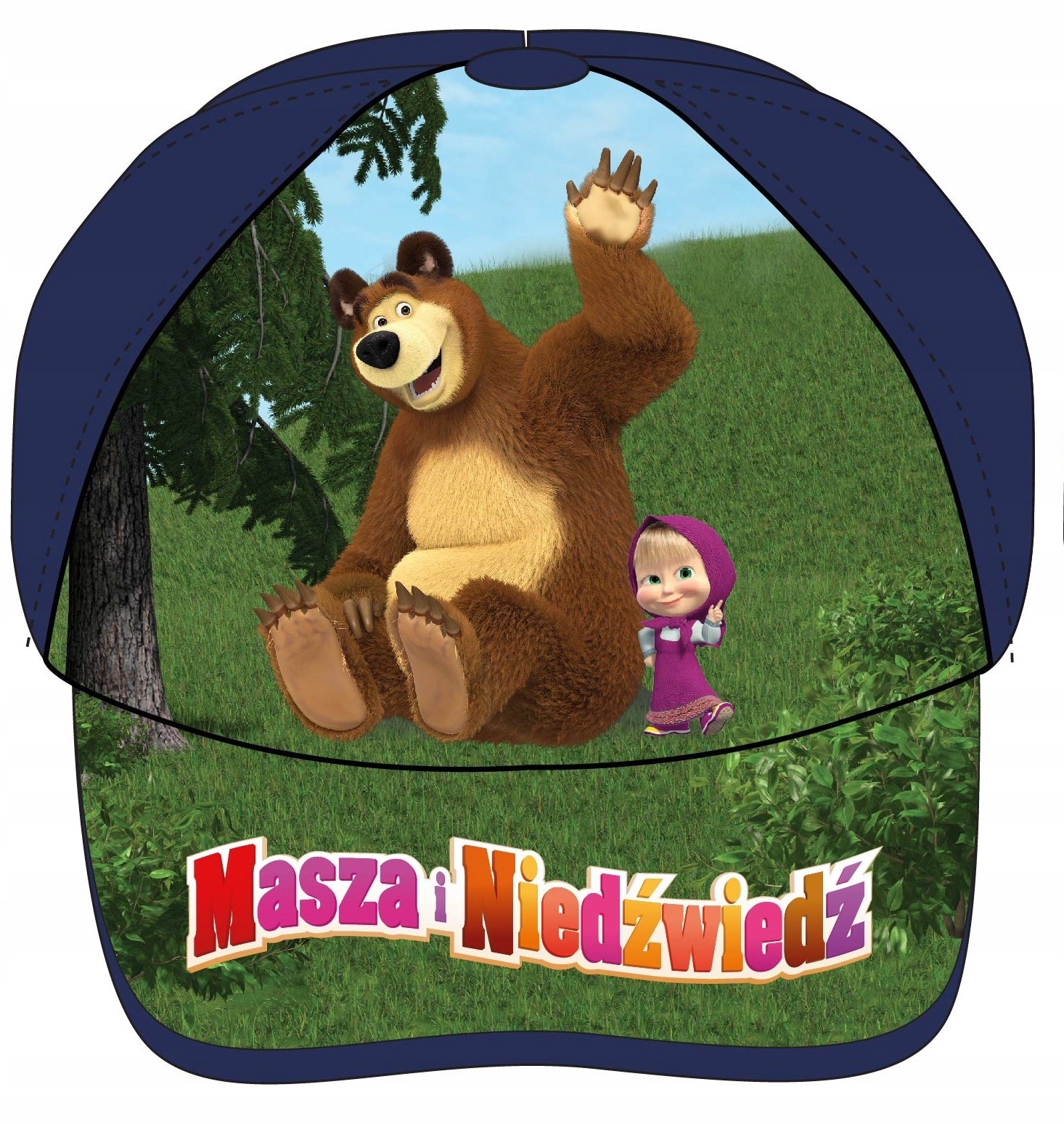 

Masza i Niedźwiedź Czapka z daszkiem roz. 54