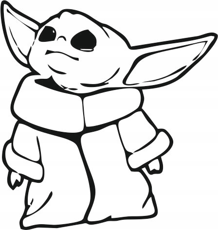 naklejka yoda