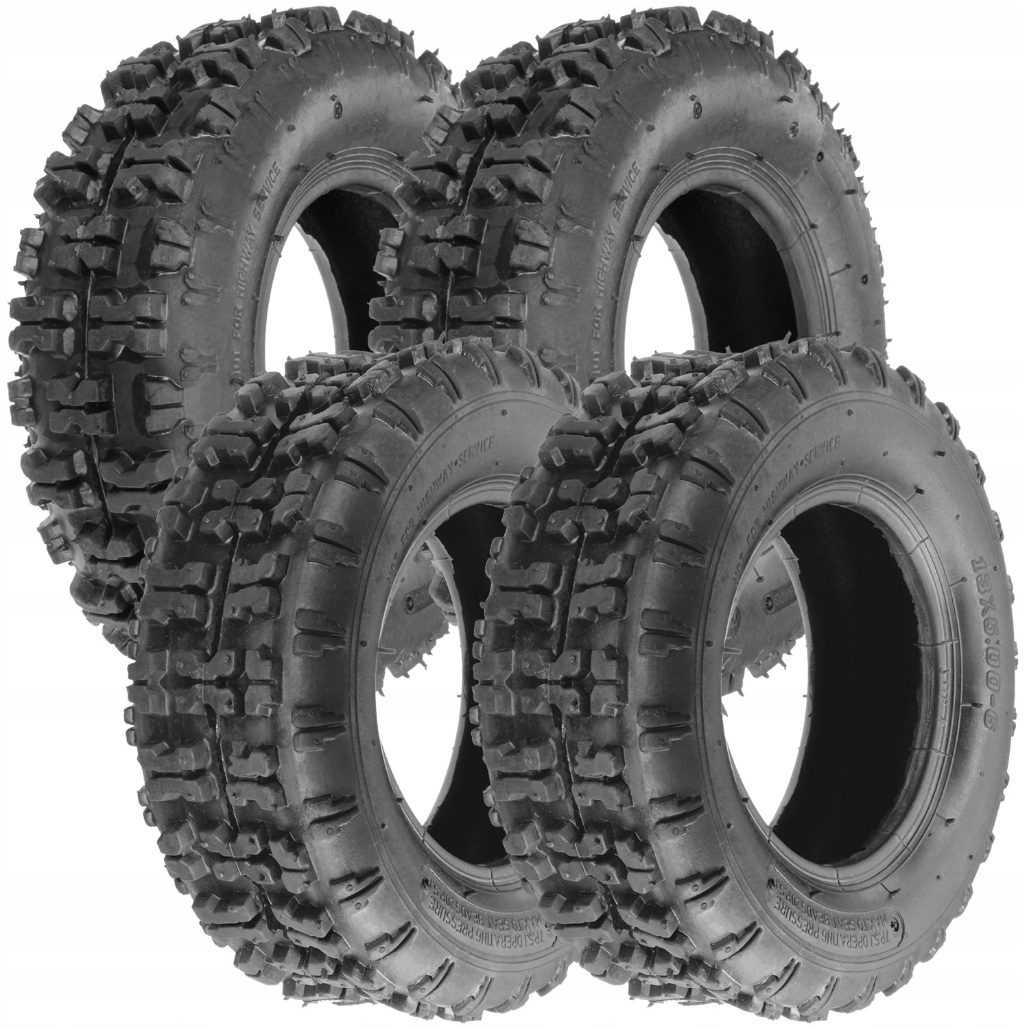 

2x Opona 4.10-6 13x5.00-6 Cali Atv Mini Quad Dętki