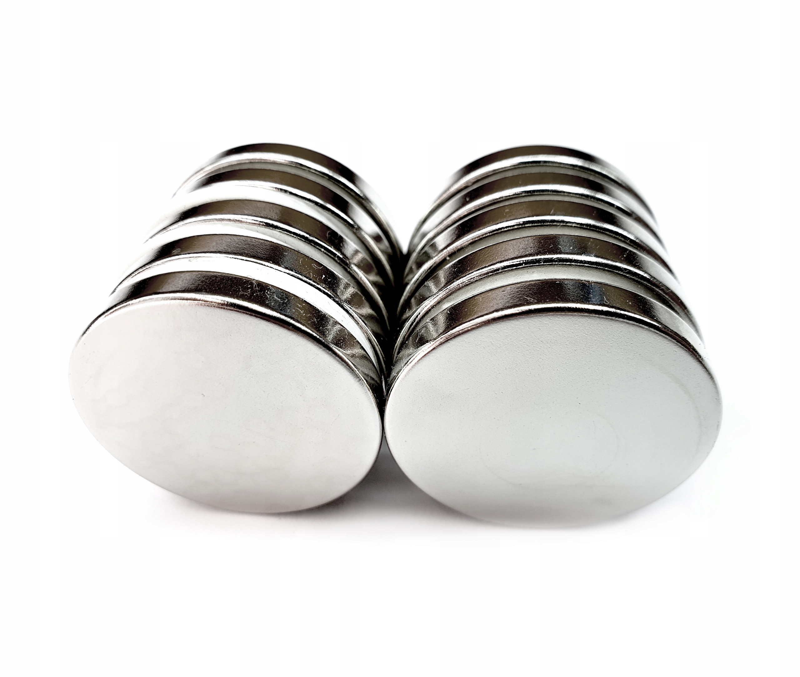 

Komplet 10 Sztuk Magnesy Neodoymwe 25x5 25/5 mm