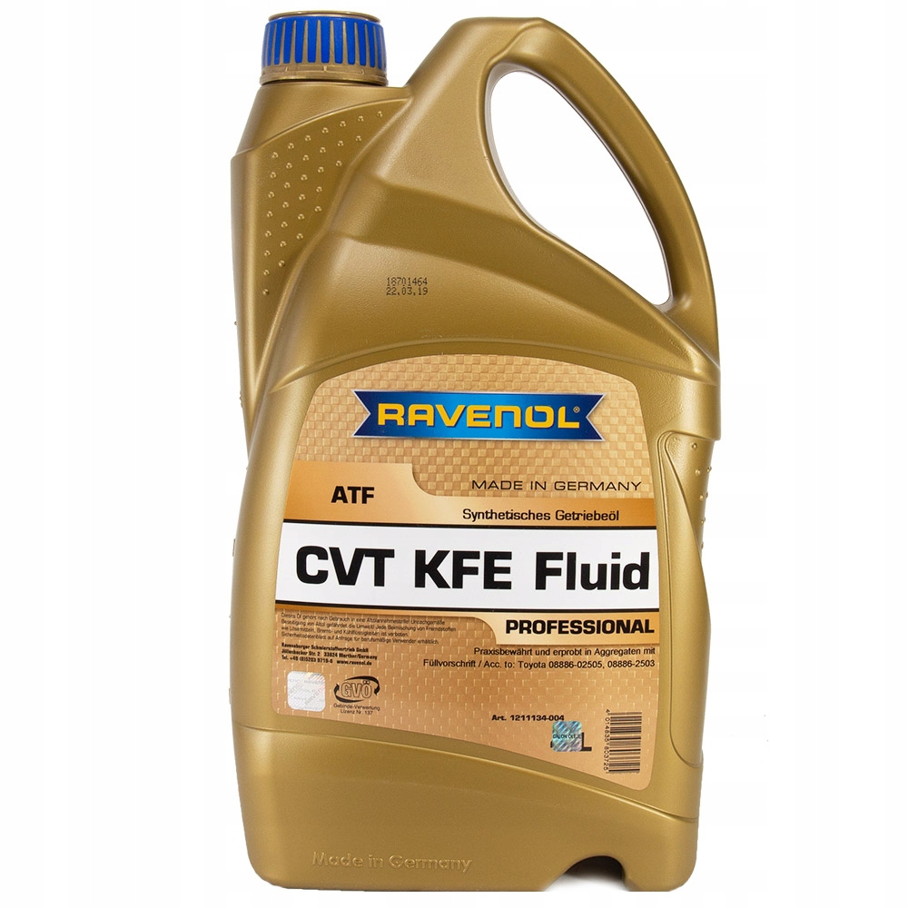 

Ravenol Cvt Kfe Fluid 4L