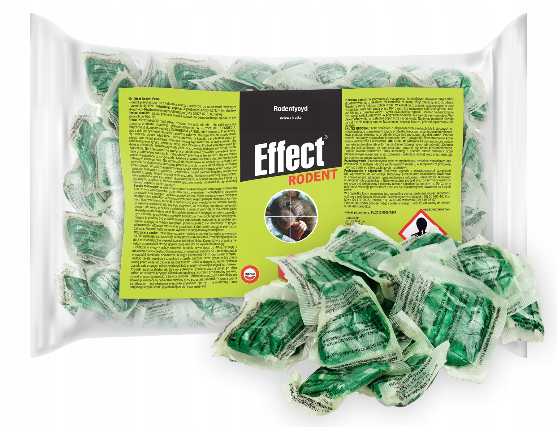 

Trucizna Trutka Na Myszy Krety Nornice Effect 150G