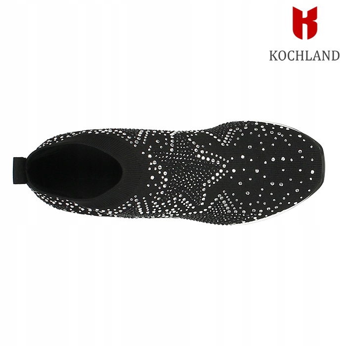 Venezia 19037 CALZ czarny r.38 materiał cekiny Rozmiar 38