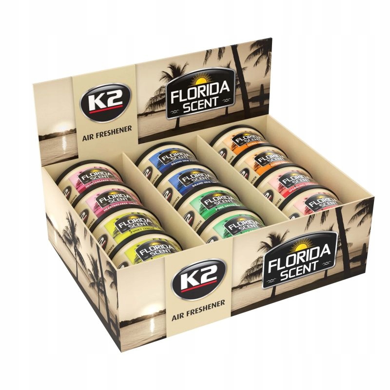 zapach samochodowy K2 FLORIDA SCENT Funky Lemon Producent K2